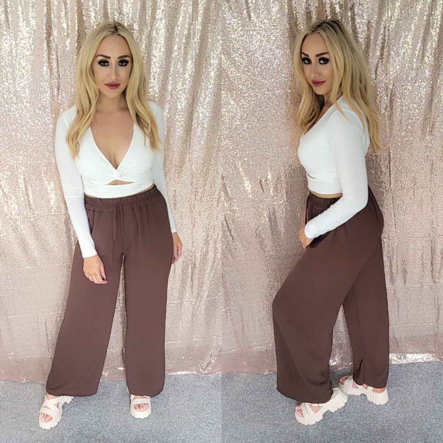 Abbie Palazzo Trouser- 8 Colours