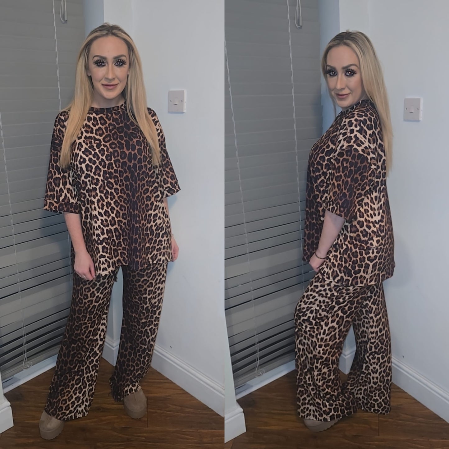 Leopard Print Lounge Set