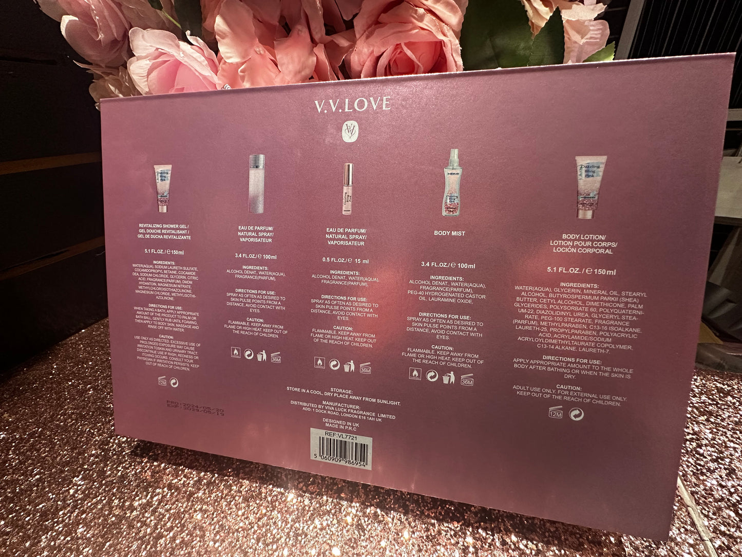 Dazzling Bling Pink Gift Set