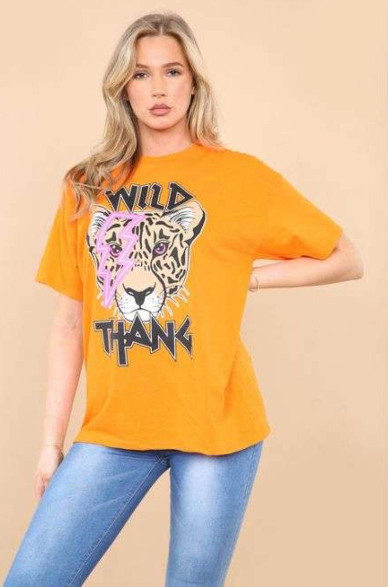 Oversized Wild Thang Tee - 8 Colours
