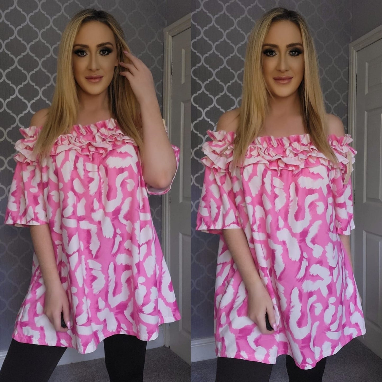 Hannah Bardot Top- 4 Colours