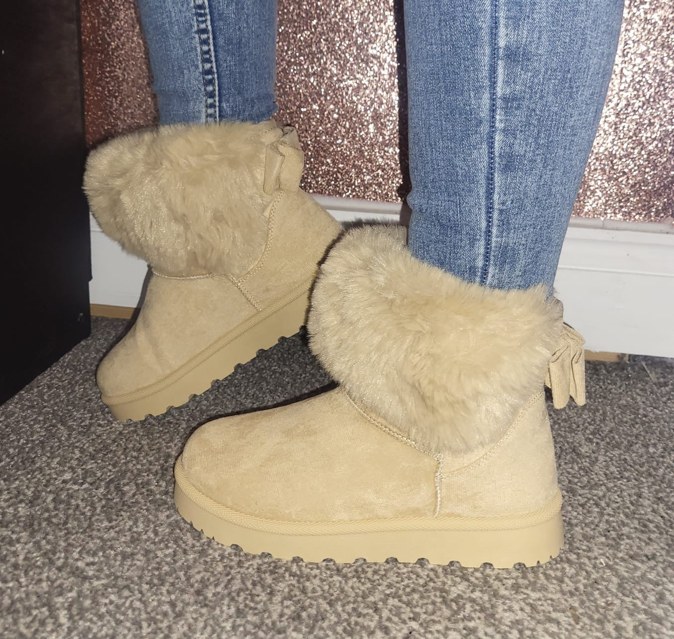 Bow ankle Bow Boots - 4 colours
