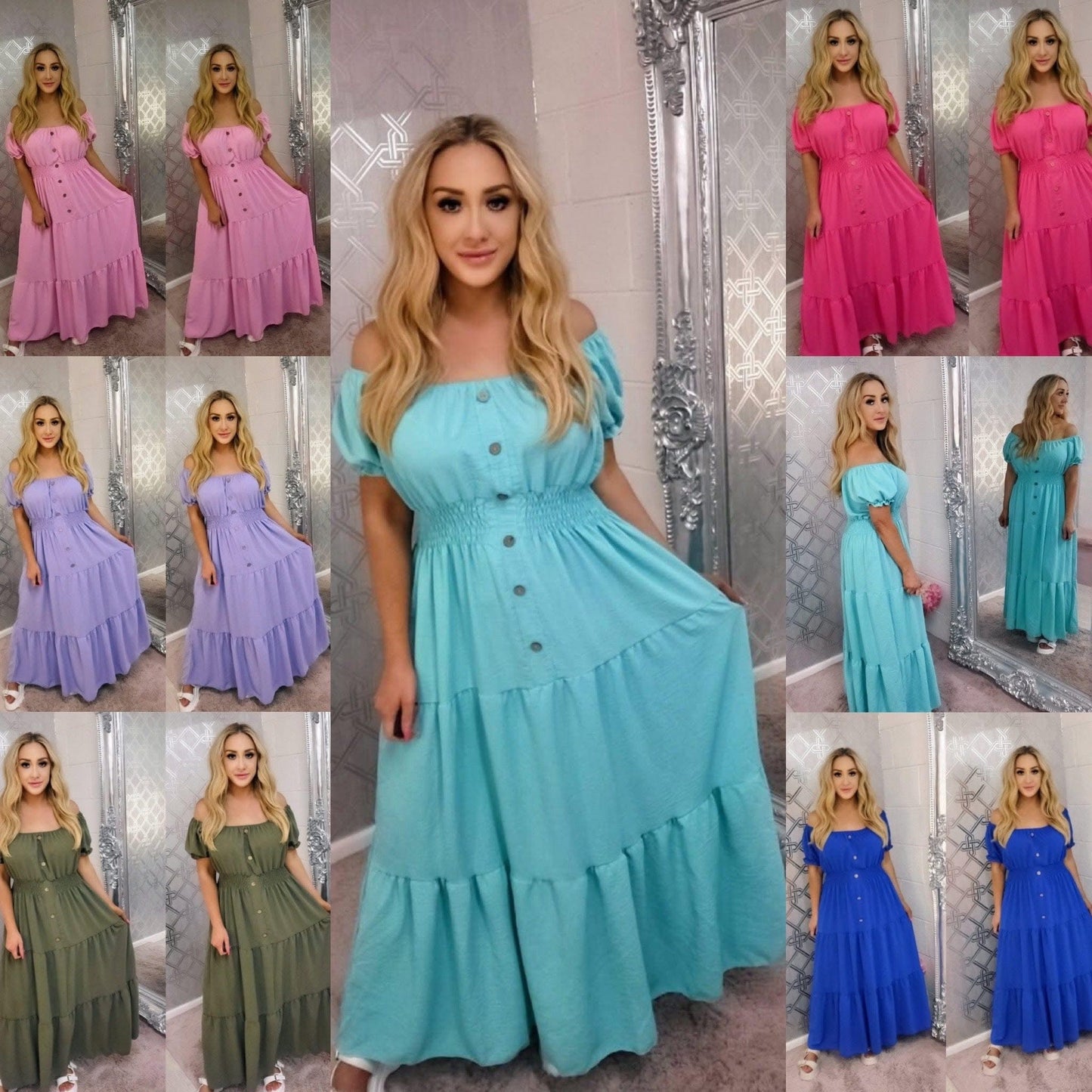 Maxi dress -6 Colours