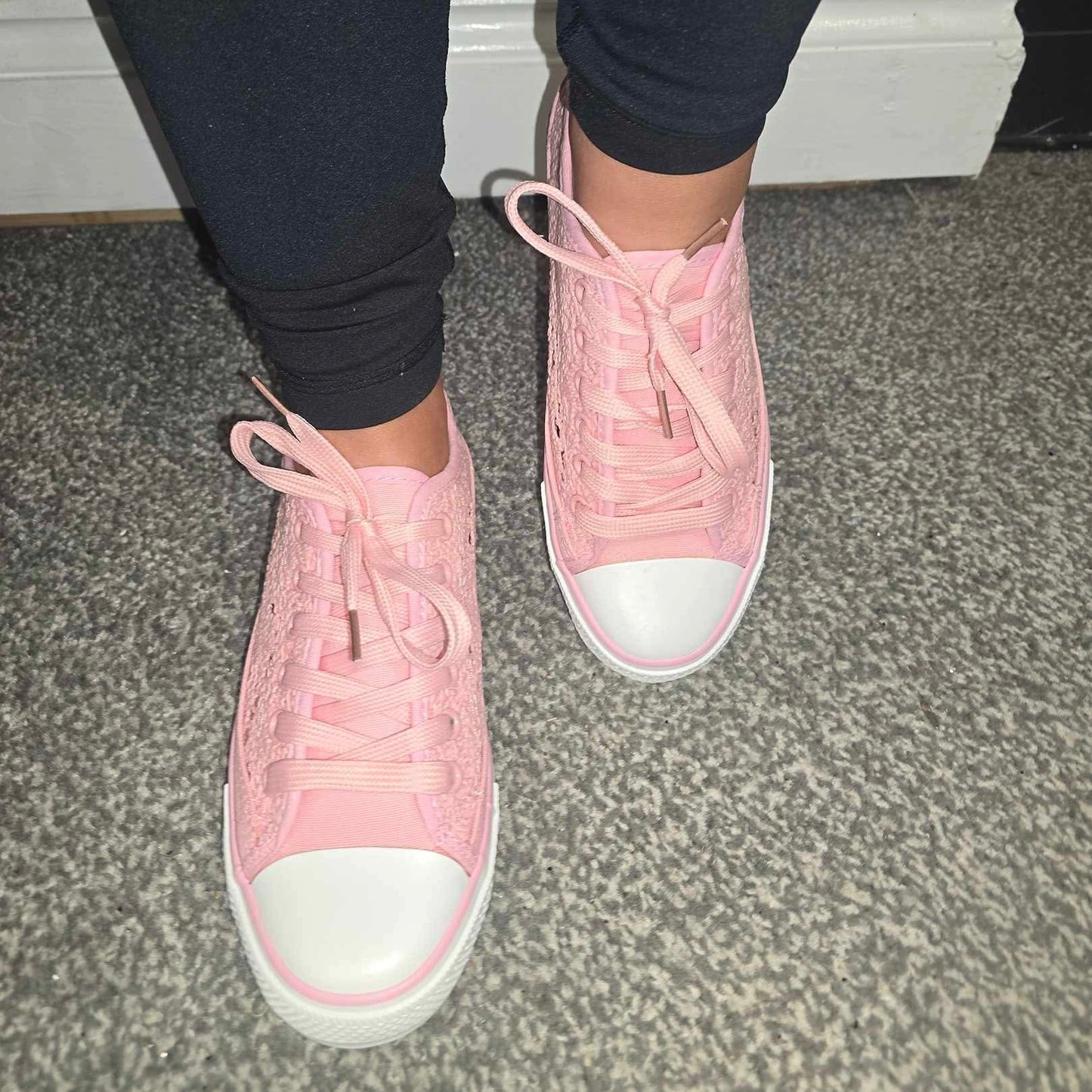 DEAL OF THE DAY lace pumps - Pink