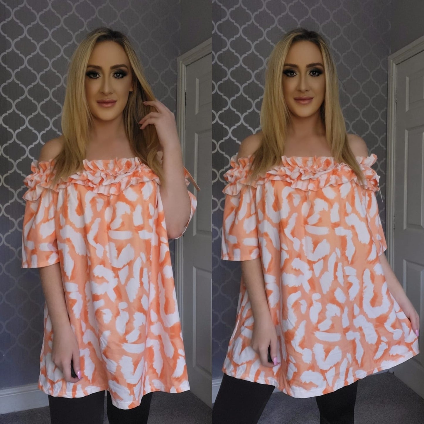 Hannah Bardot Top- 4 Colours