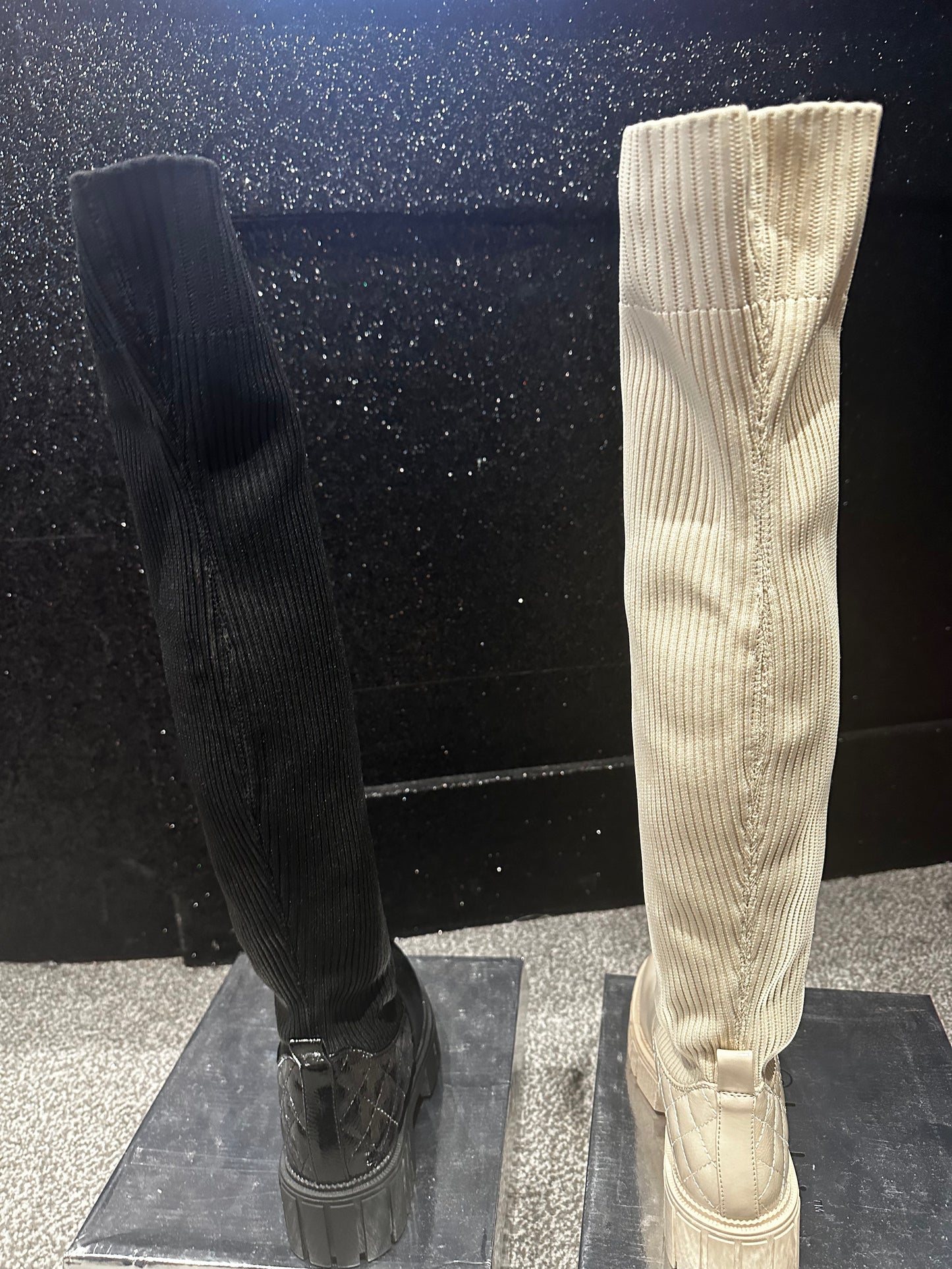 Over the knee sock Boot
