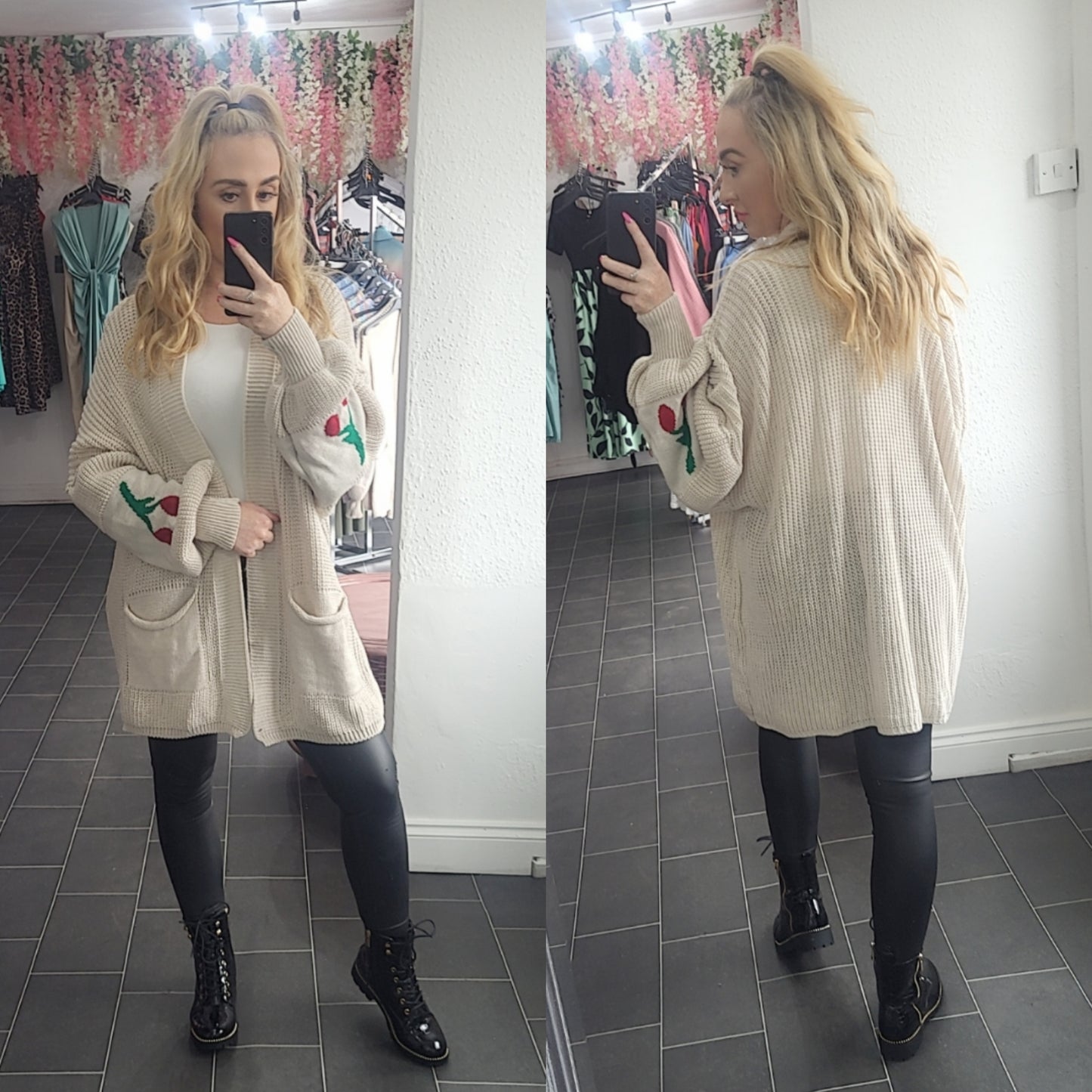 Cherry Balloon Cardigan - 4 Colours
