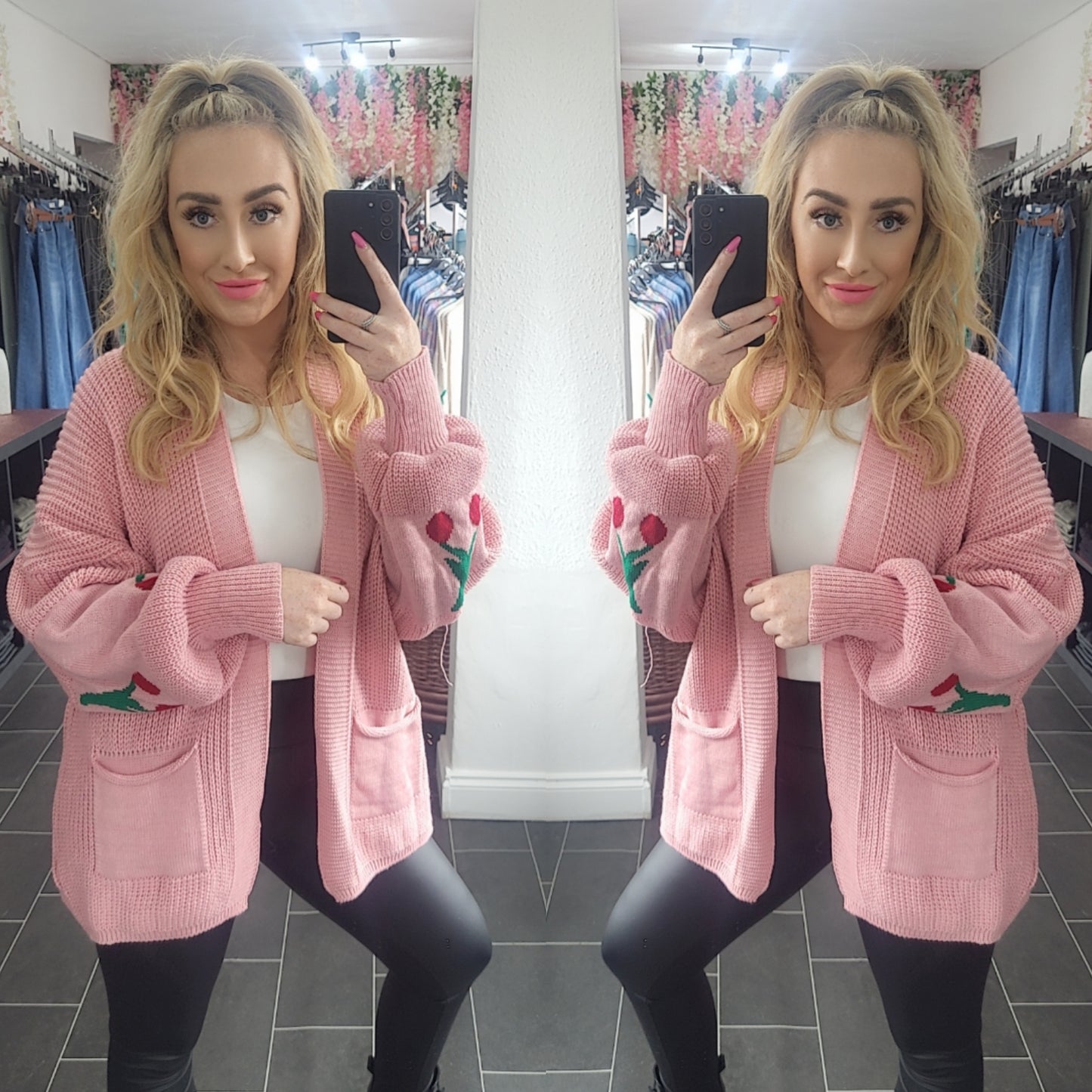 Cherry Balloon Cardigan - 4 Colours