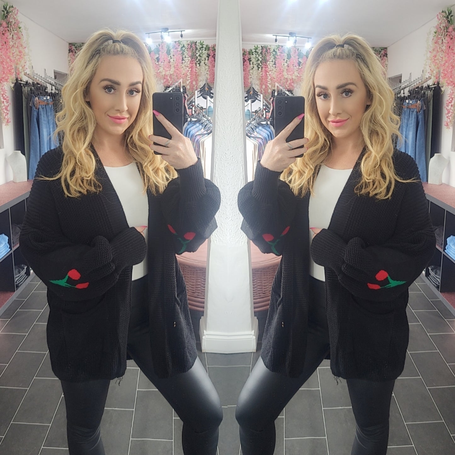 Cherry Balloon Cardigan - 4 Colours