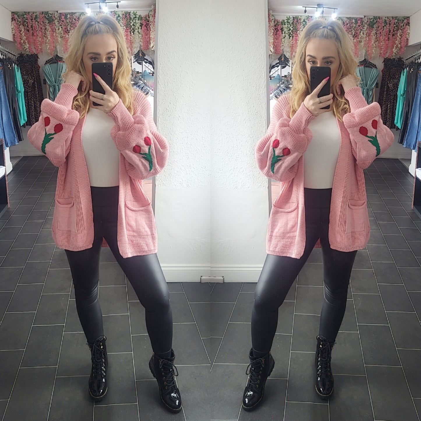Cherry Balloon Cardigan - 4 Colours