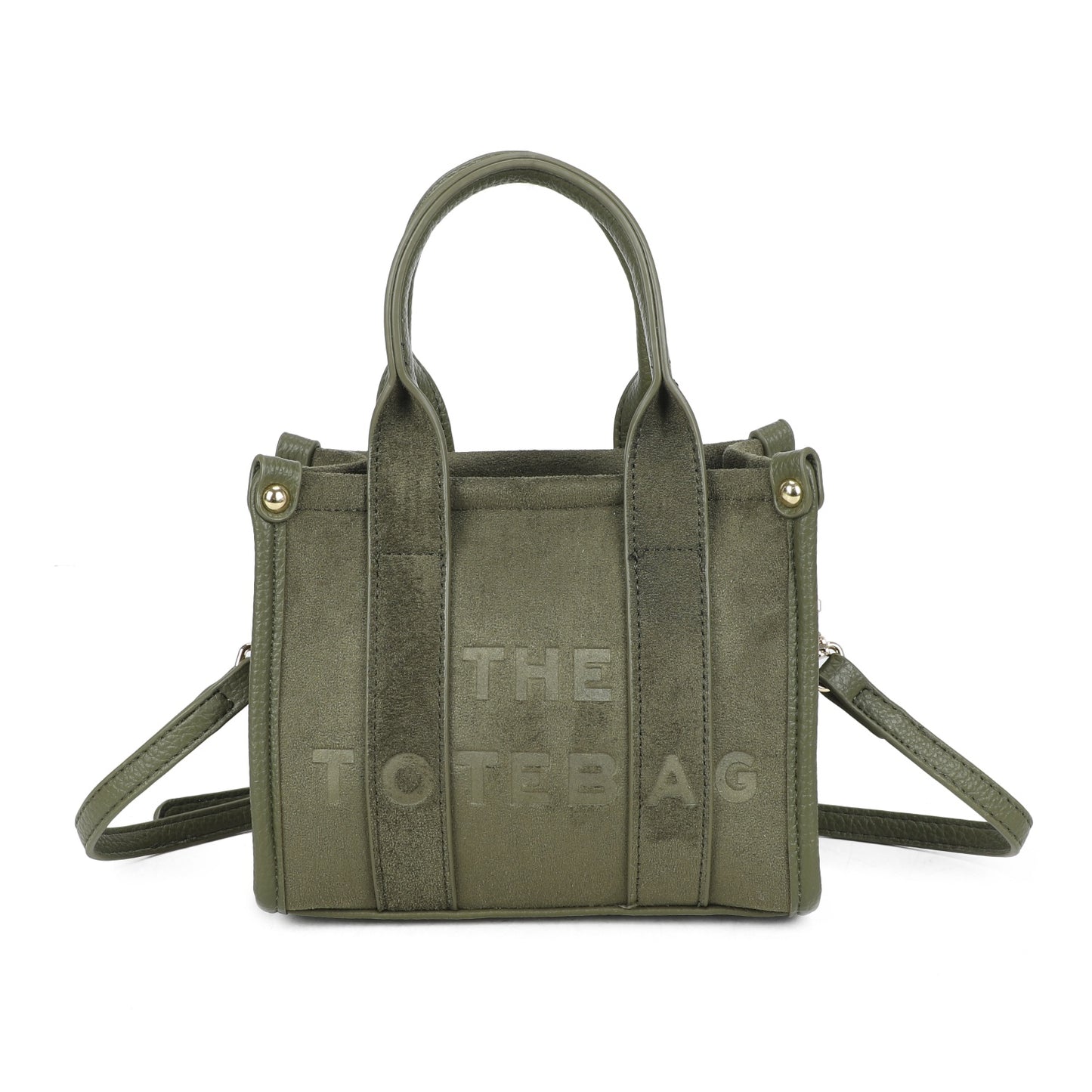 Faux Suede Mini Tote Bag - 6 Colours