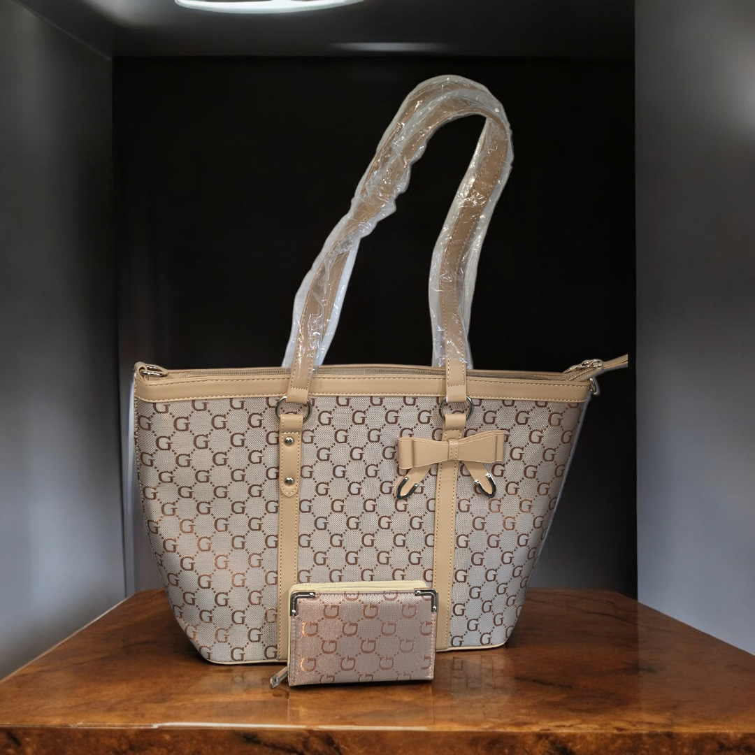 Loren Bow Bag & Purse Sets - 3 Colours
