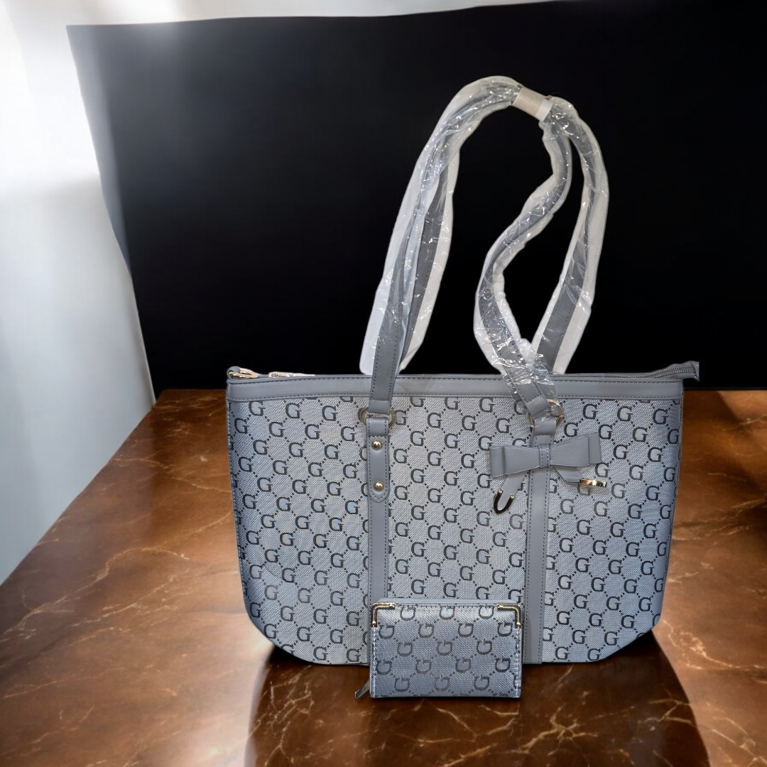 Loren Bow Bag & Purse Sets - 3 Colours