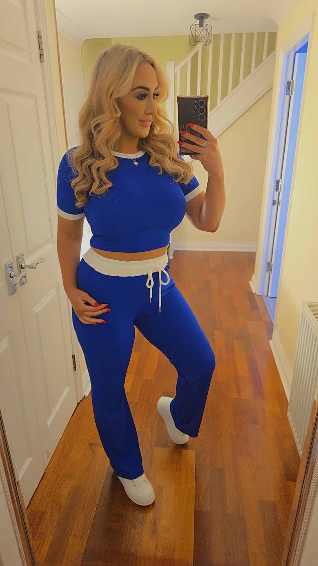 Rebecca co ord set - Royal Blue