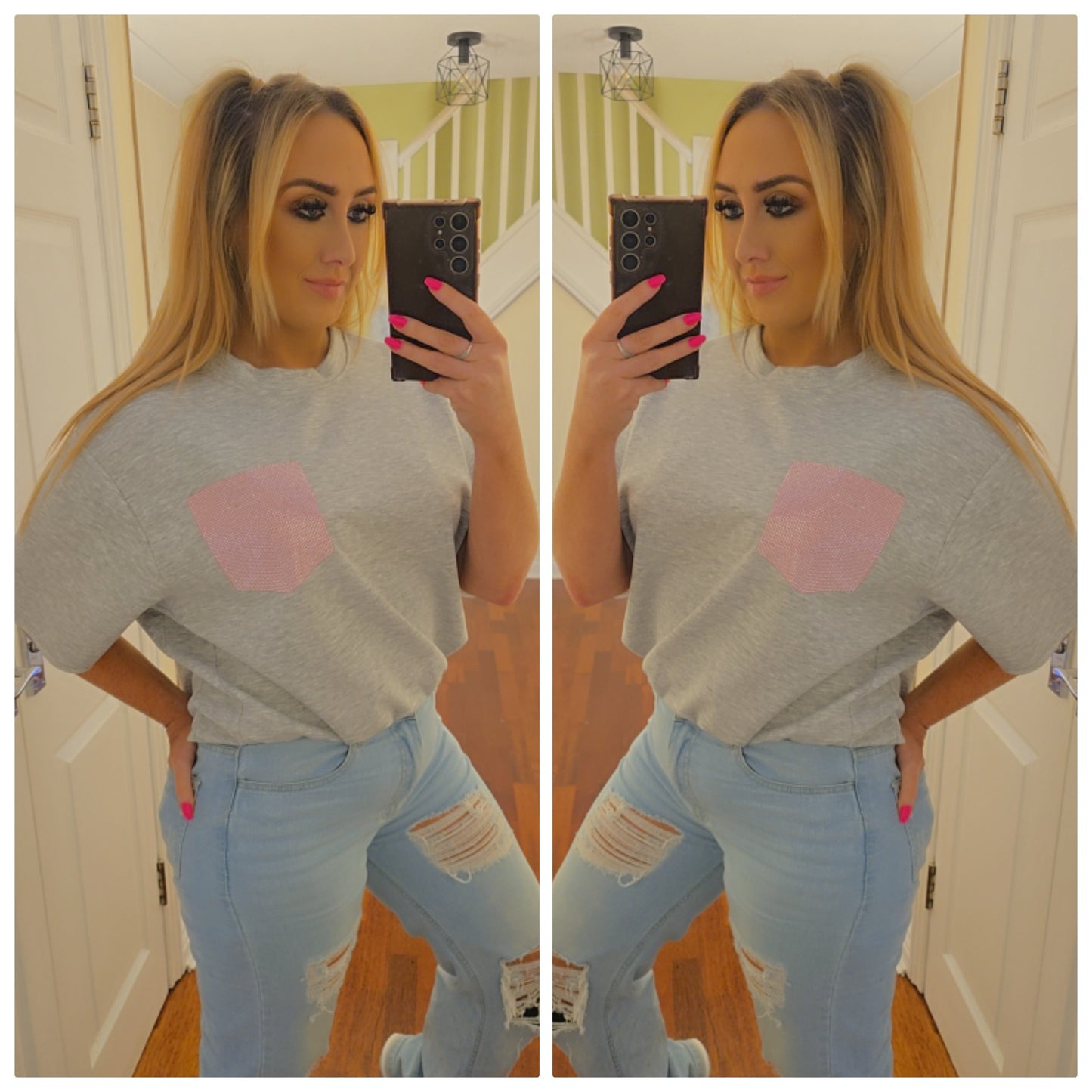 Chantelle Crop Top - Grey