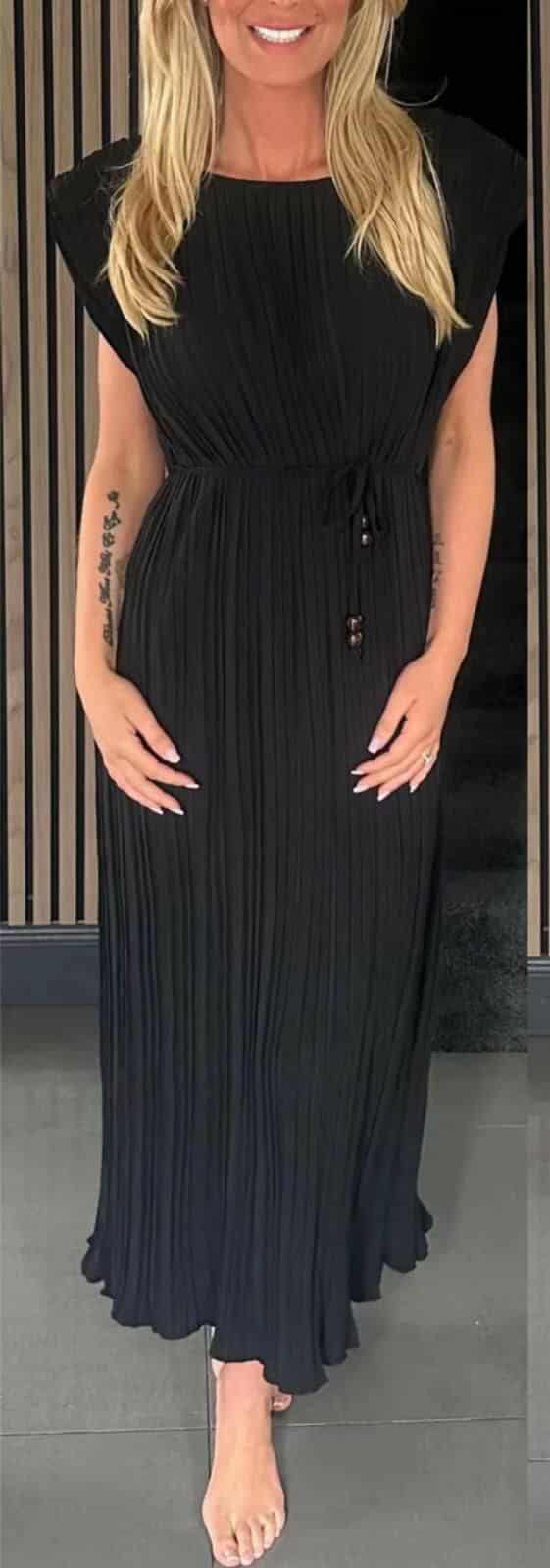 Pleated Maxi Dresses - 11 Colours