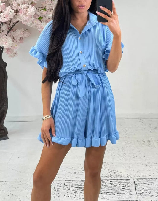Frill playsuit - 6 Colours