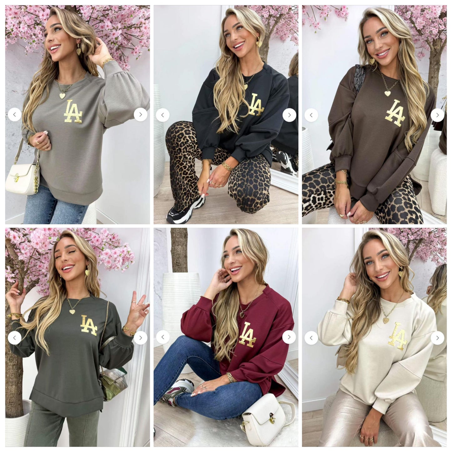 LA Oversized Sweaters - 6 Colours