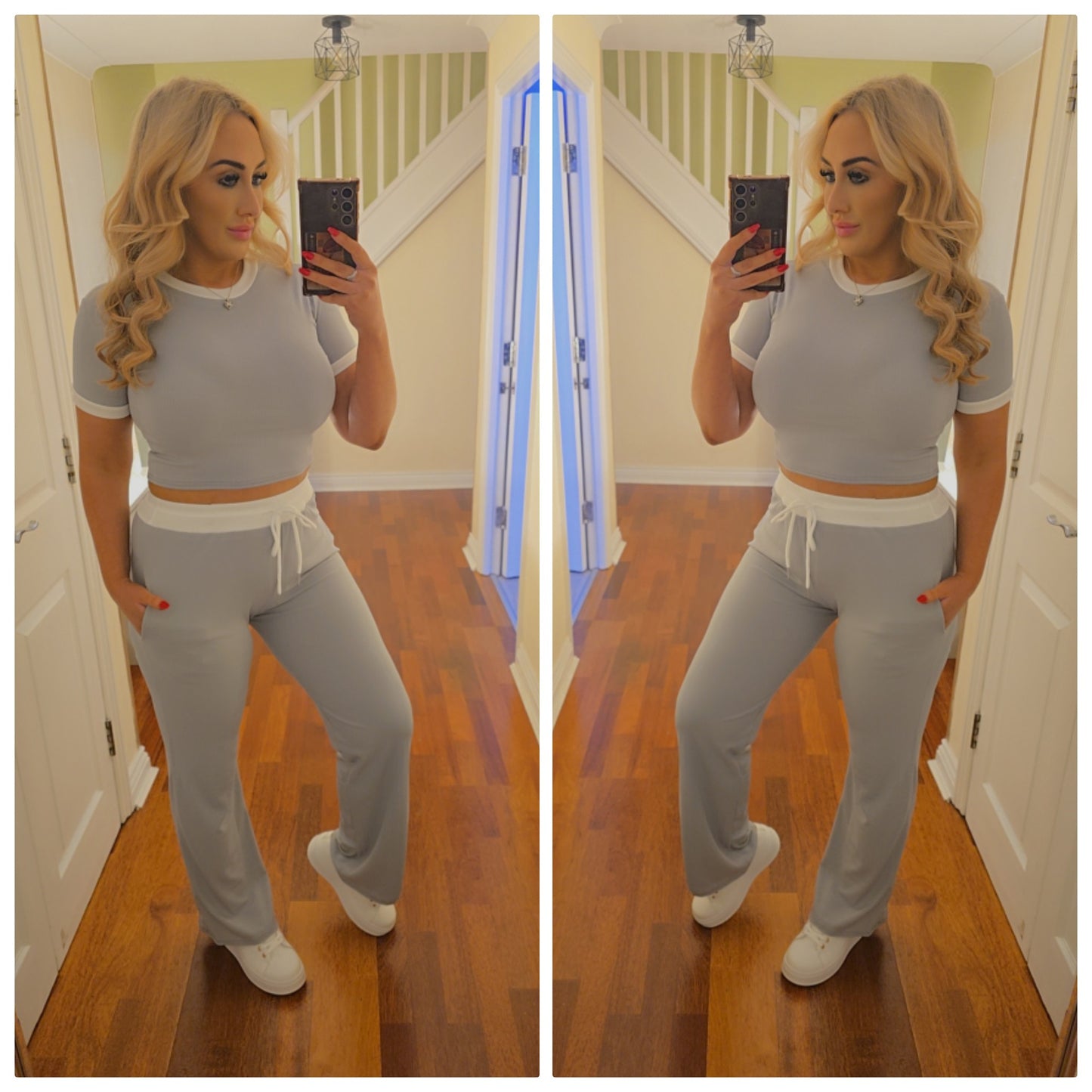 DEAL OF THE DAY Rebecca co ord set - Grey