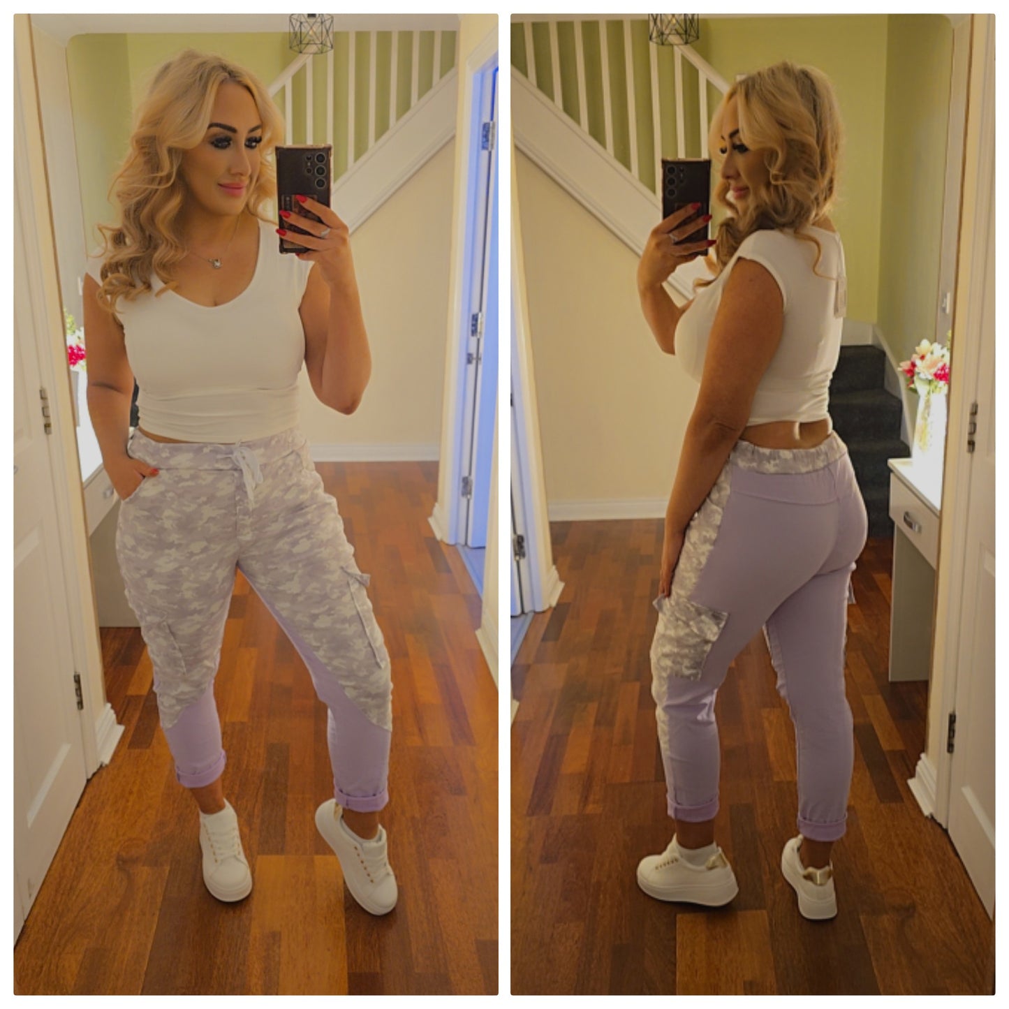 Camo Magic Trousers - Purple