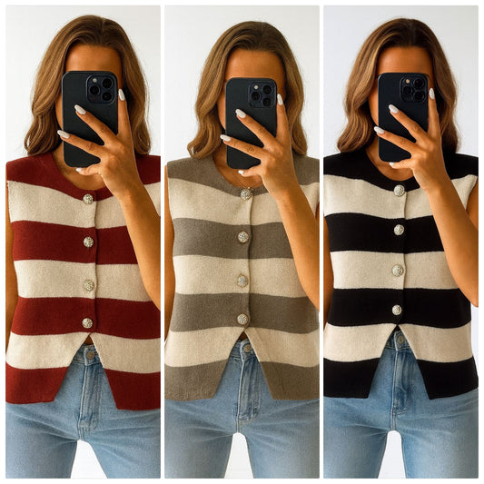 Soft Knit sleeveless tops - 6 colours