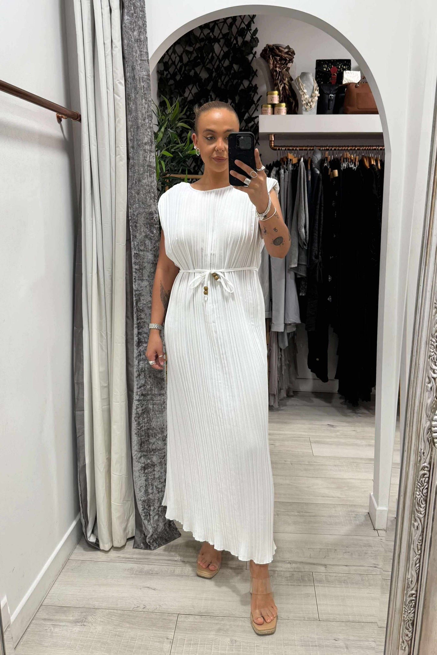 Pleated Maxi Dresses - 11 Colours
