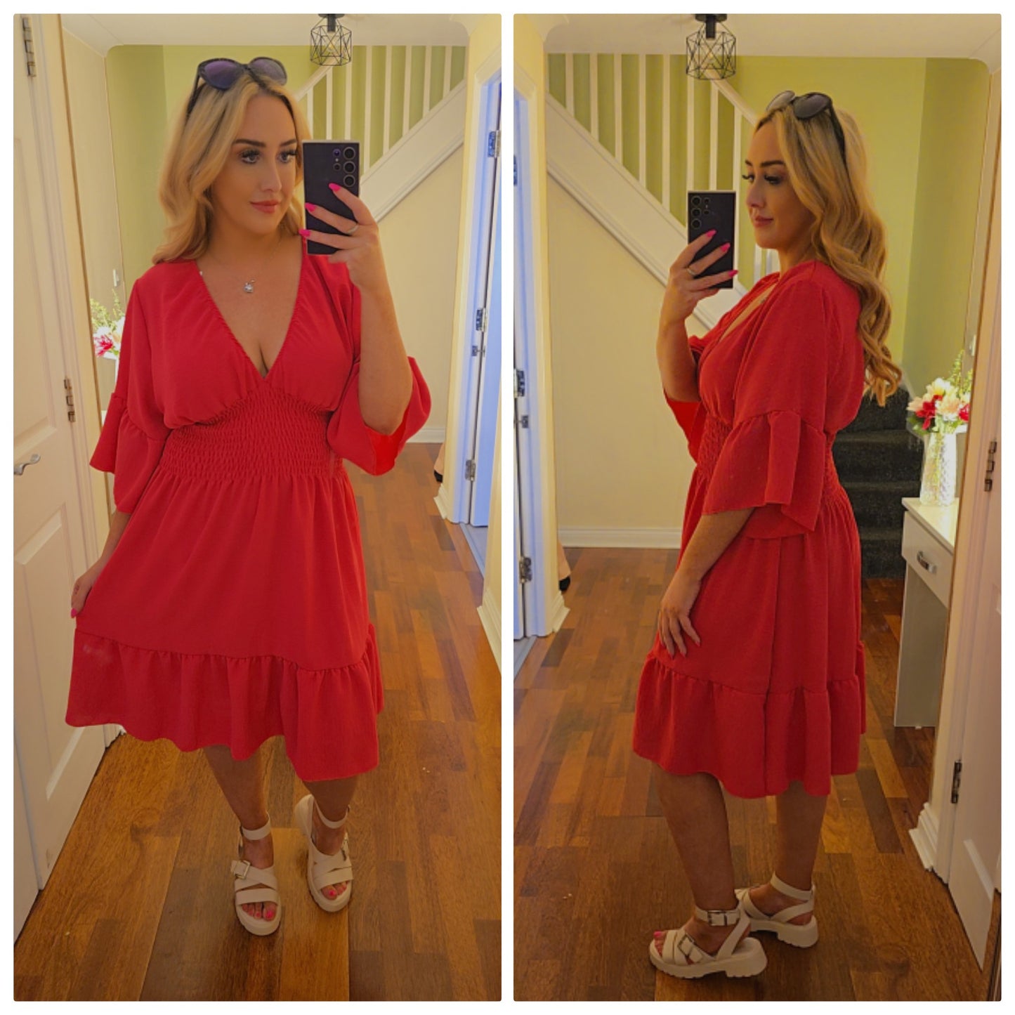 Gemma Dress - Hot Pink