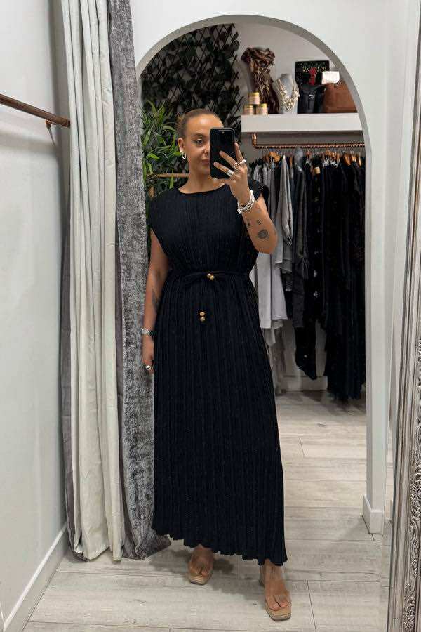 Pleated Maxi Dresses - 11 Colours