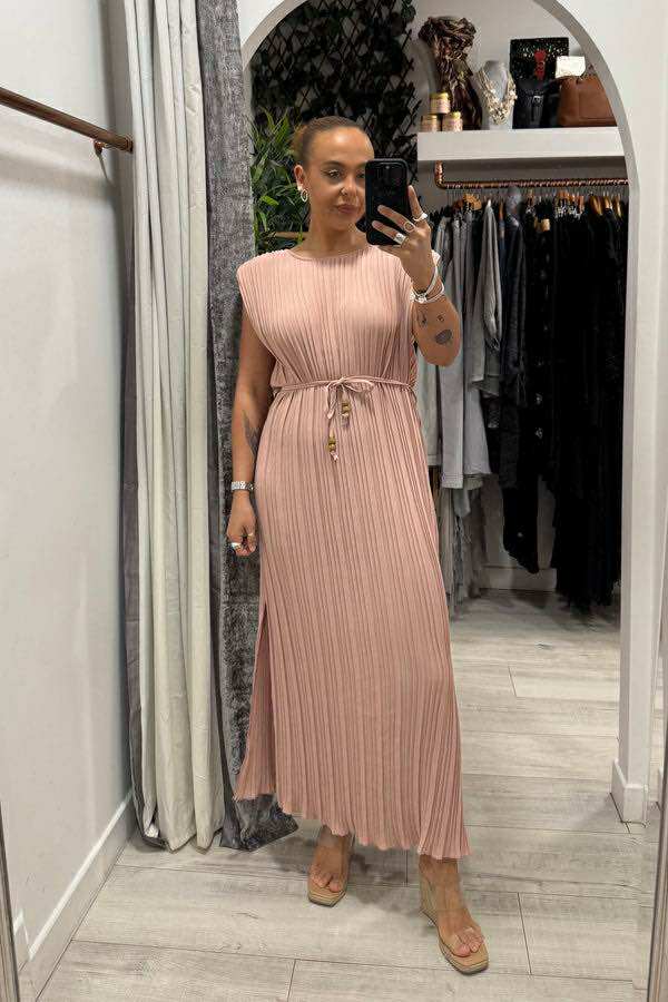 Pleated Maxi Dresses - 11 Colours