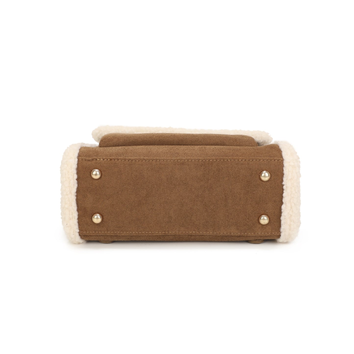 Sherpa Trim Suede Backpack - 5 Colours