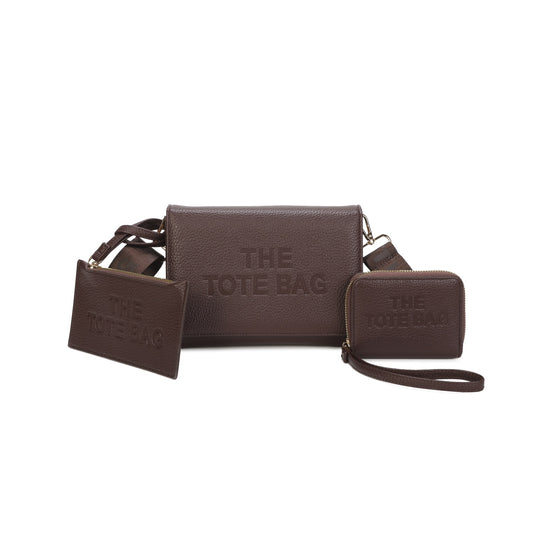 Tote 3 in 1 bag and purse set