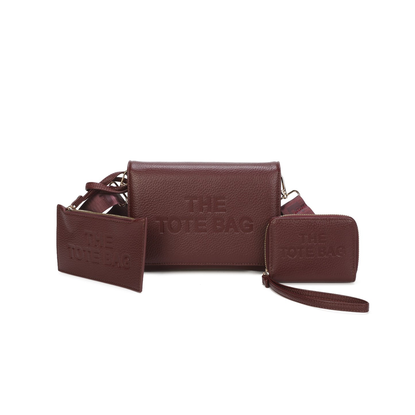 Tote 3 in 1 bag and purse set