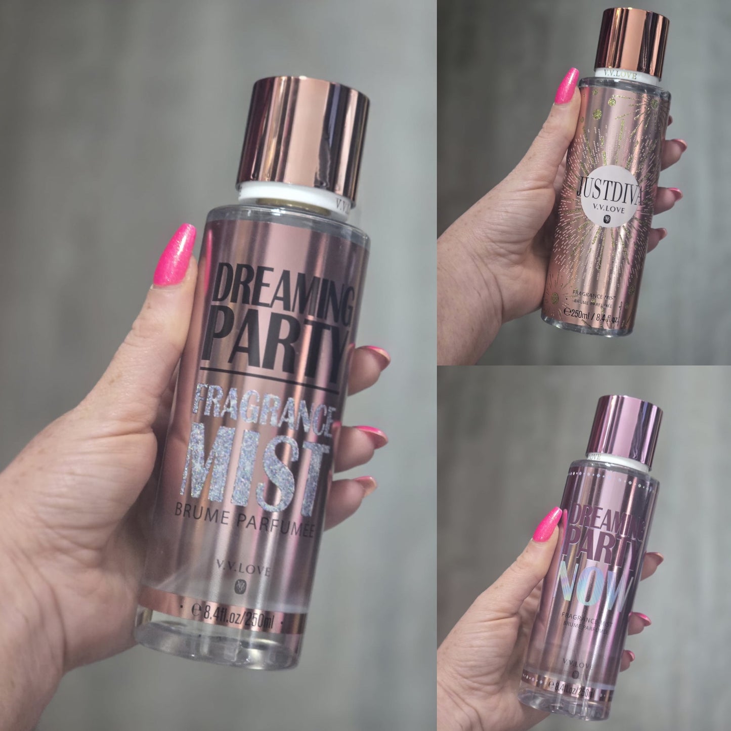 Body Mists - 3 Scents