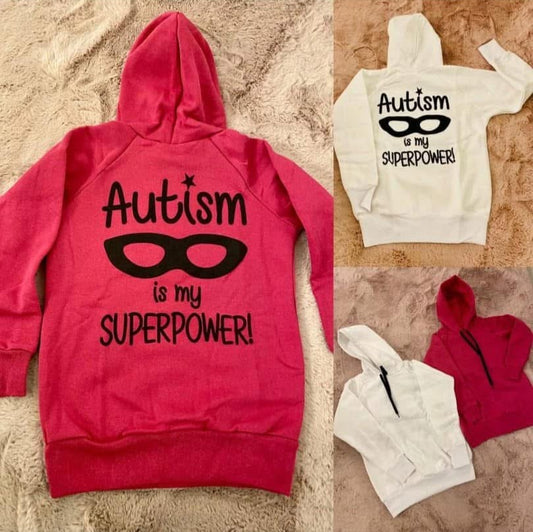 Kids Super Power Hoody-  4 Colours