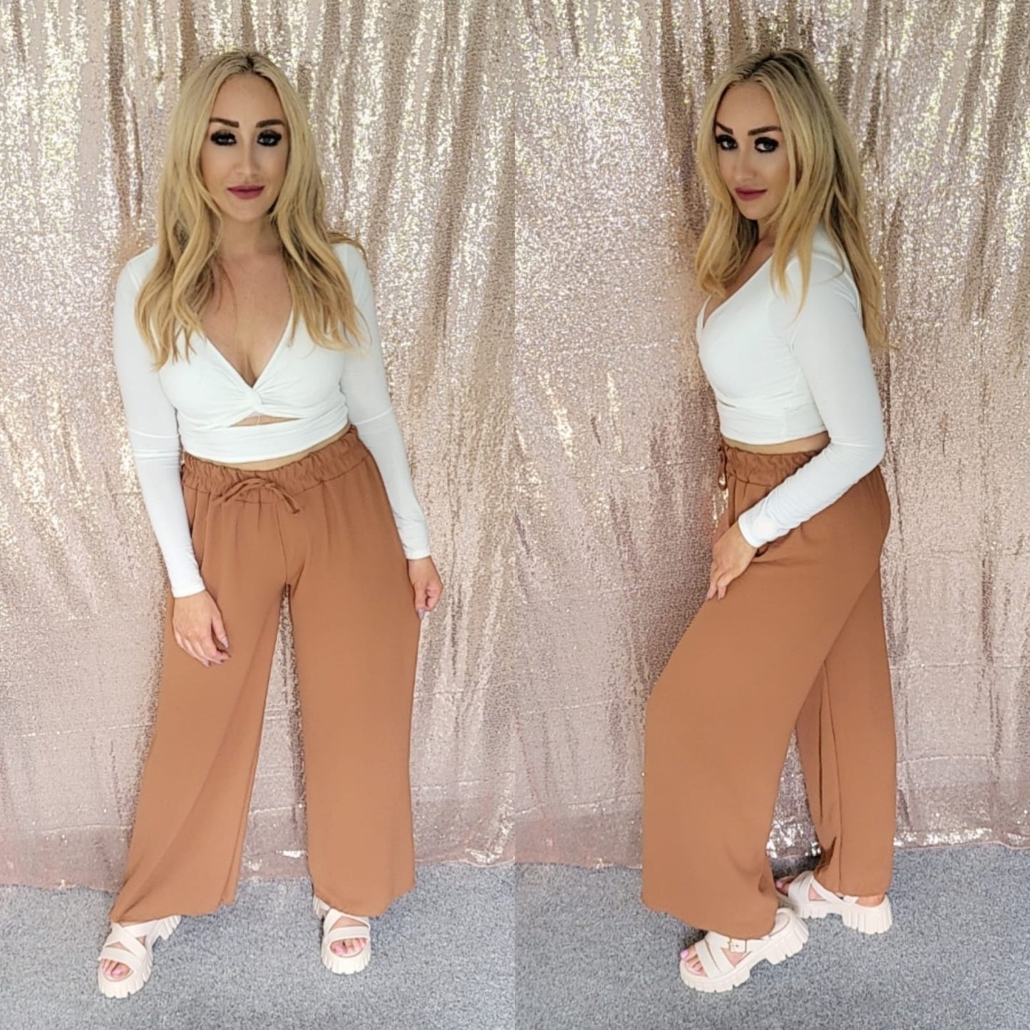 Abbie Palazzo Trouser- 8 Colours