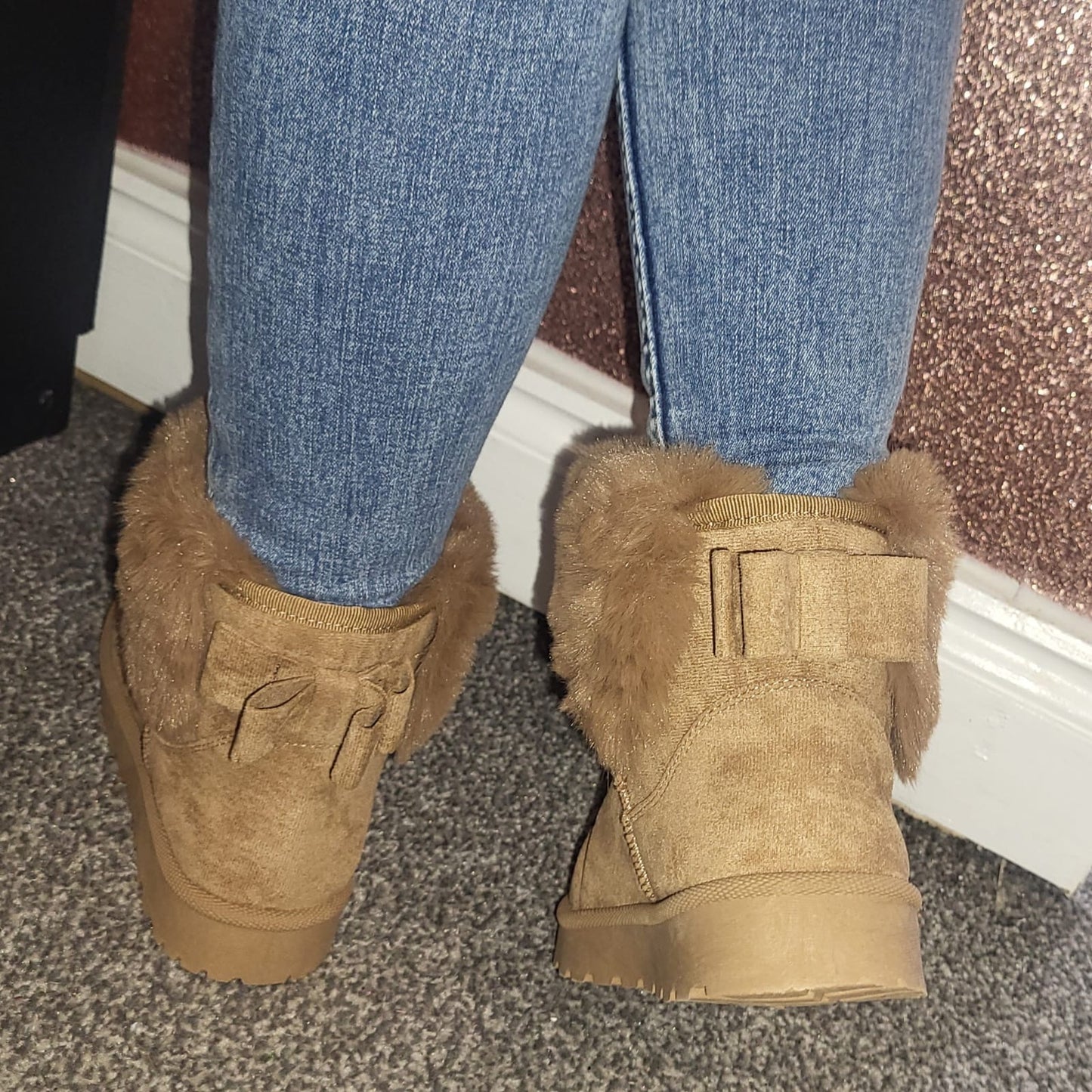 Bow ankle Bow Boots - 4 colours