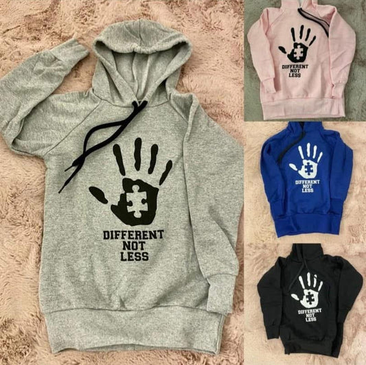 Kids Different not Less Hoody - 4 Colours