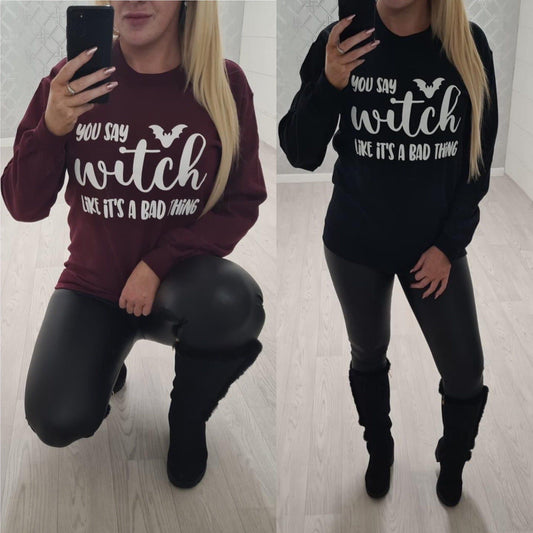 You Say Witch Sweater - 2 Colours