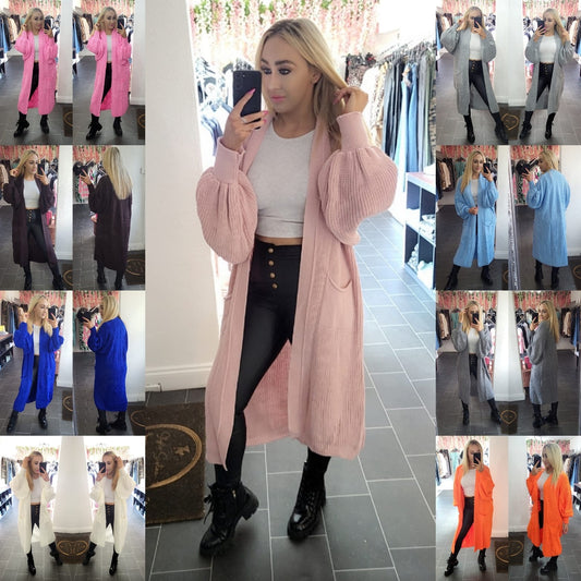 Olivia Longline Cardigan - 8 Colours