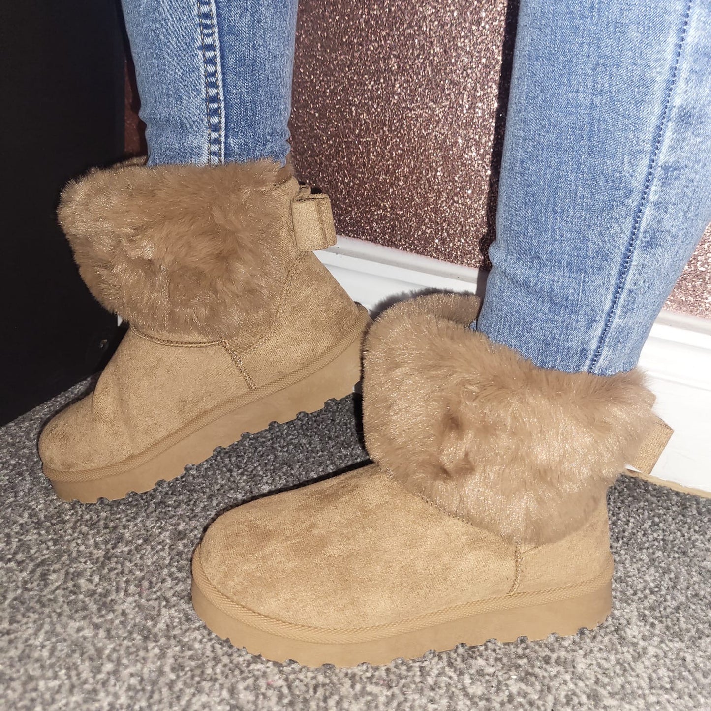 Bow ankle Bow Boots - 4 colours