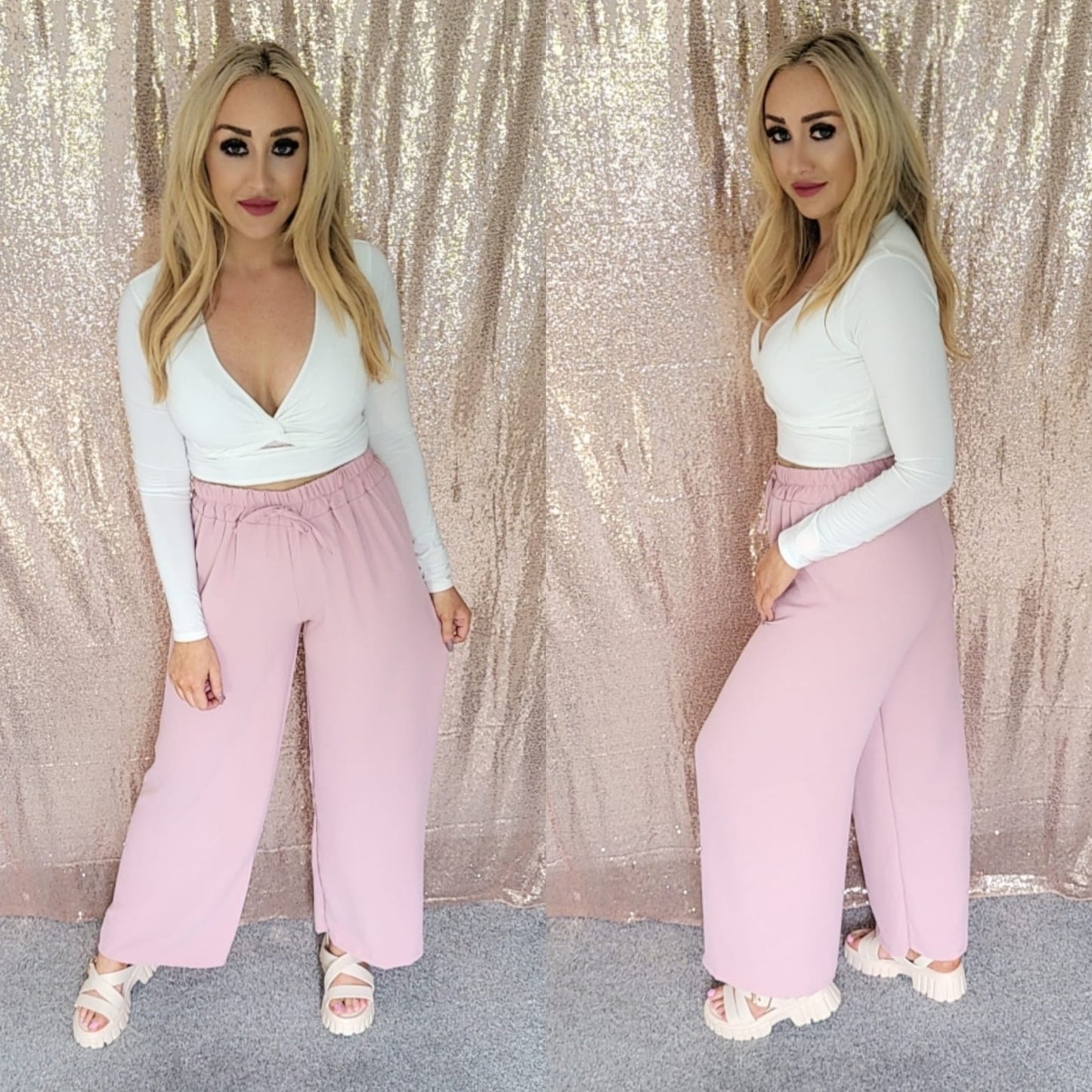 Abbie Palazzo Trouser- 8 Colours