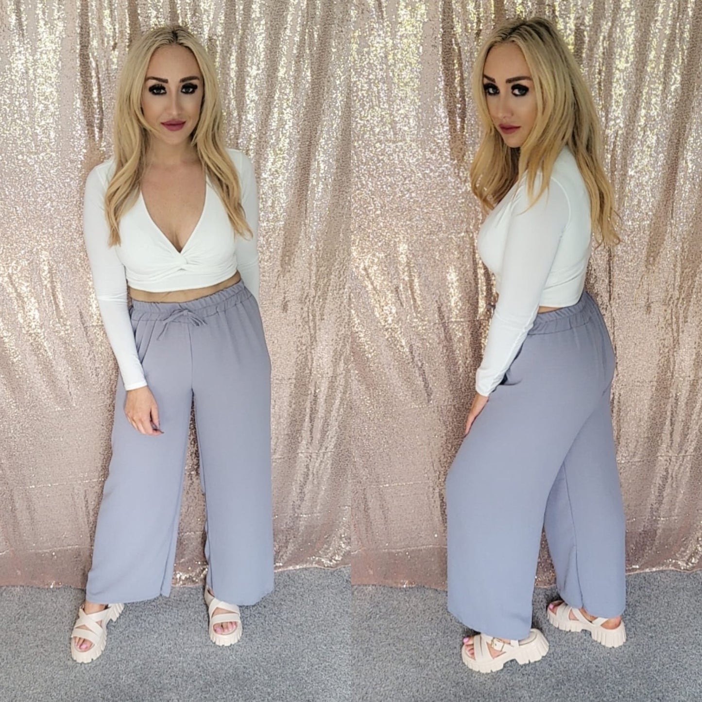 Abbie Palazzo Trouser- 8 Colours
