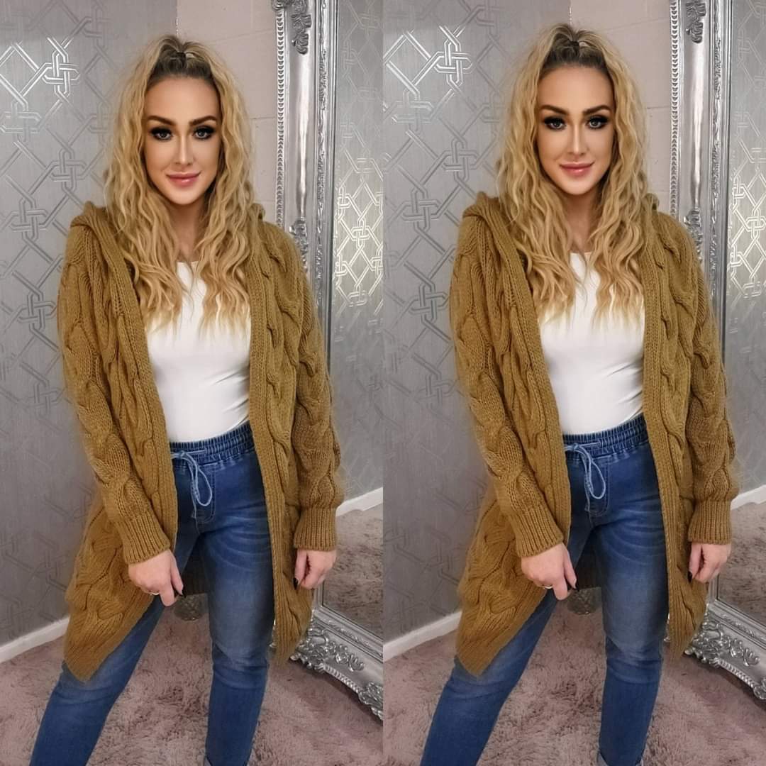Cable knit Cardigan- 6 Colours