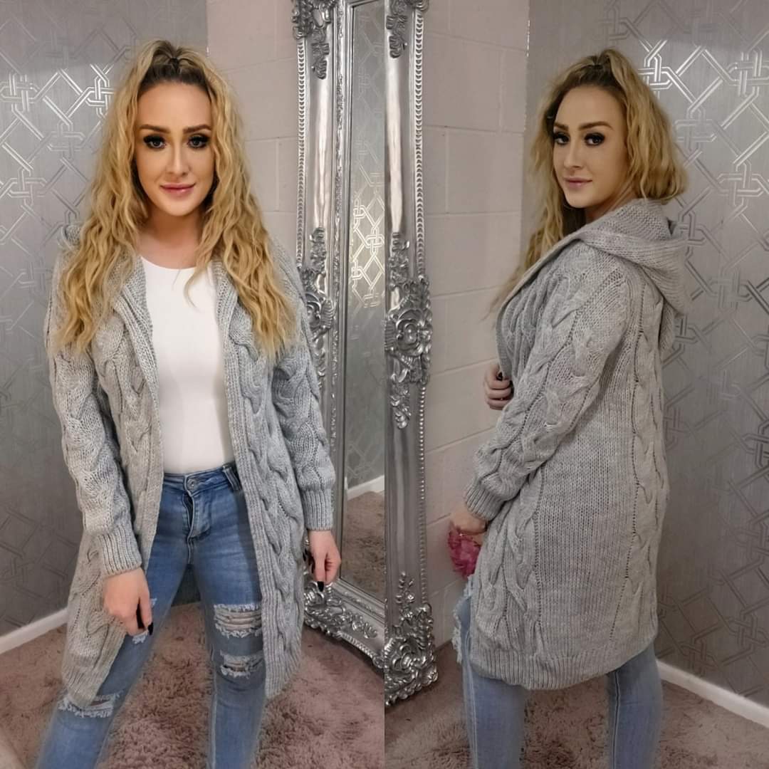 Cable knit Cardigan- 6 Colours