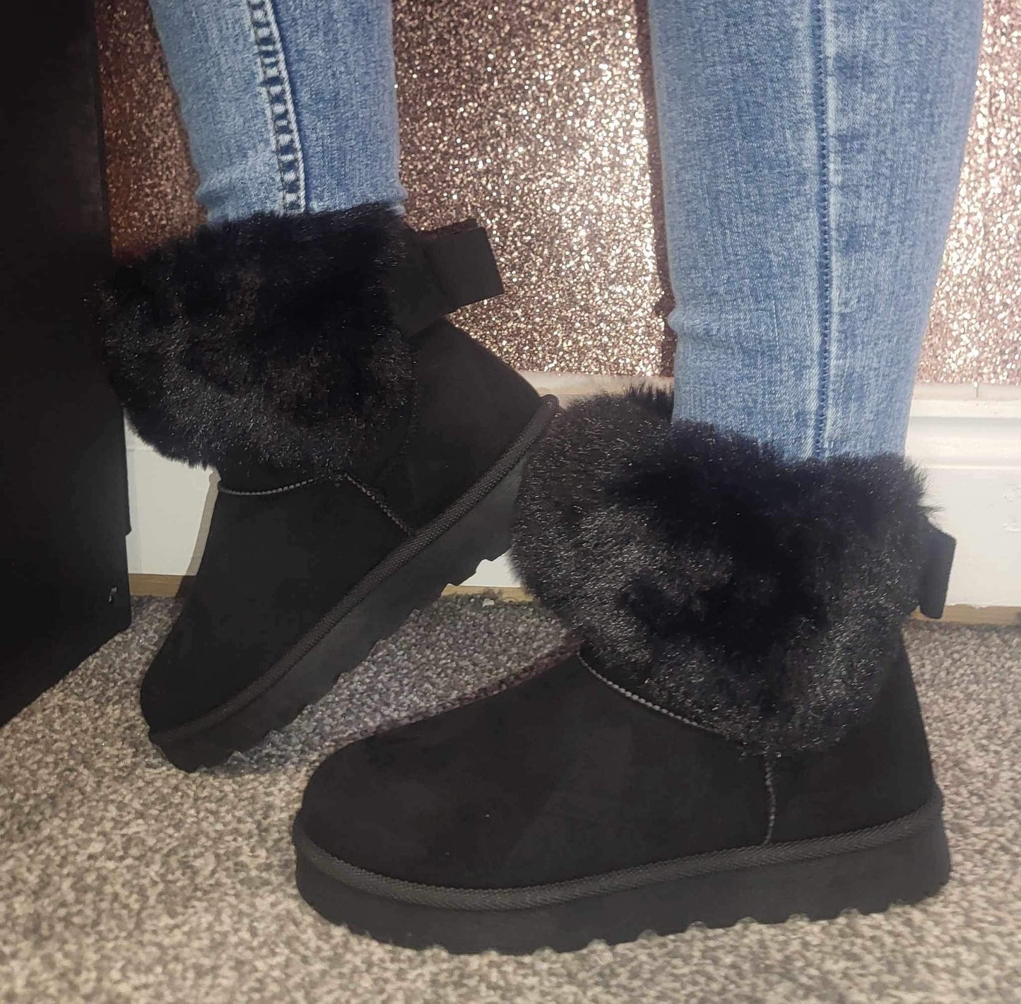 Bow ankle Bow Boots - 4 colours