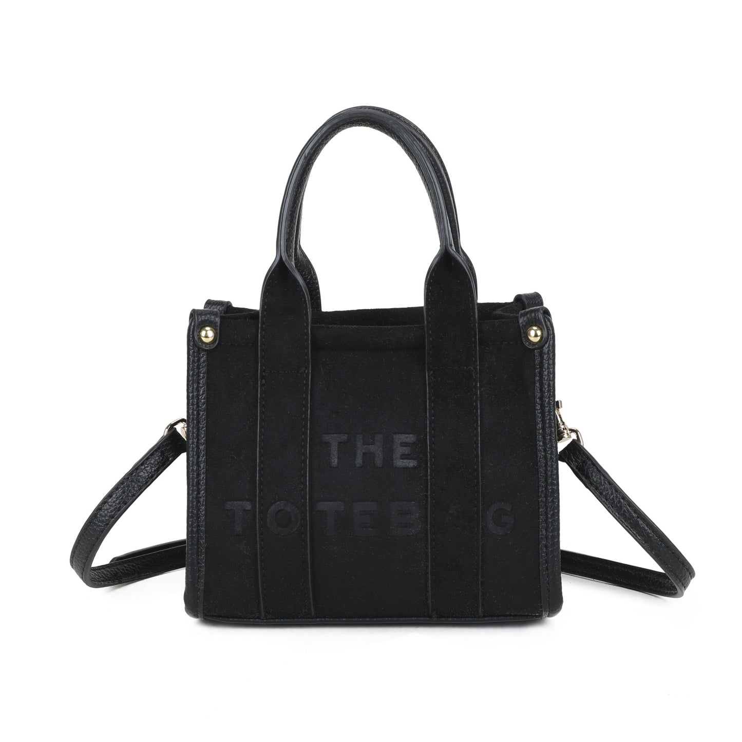 Faux Suede Mini Tote Bag - 6 Colours