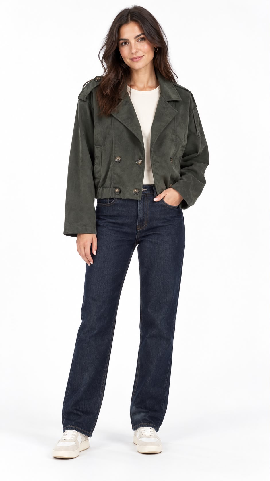 Faux Suede Biker Style Jacket - 6 Colours