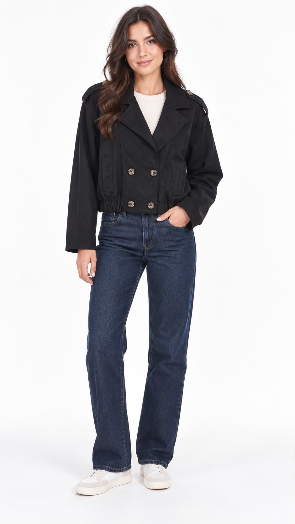 Faux Suede Biker Style Jacket - 6 Colours