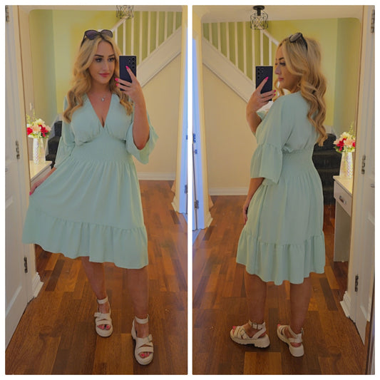 Gemma Dress - Mint