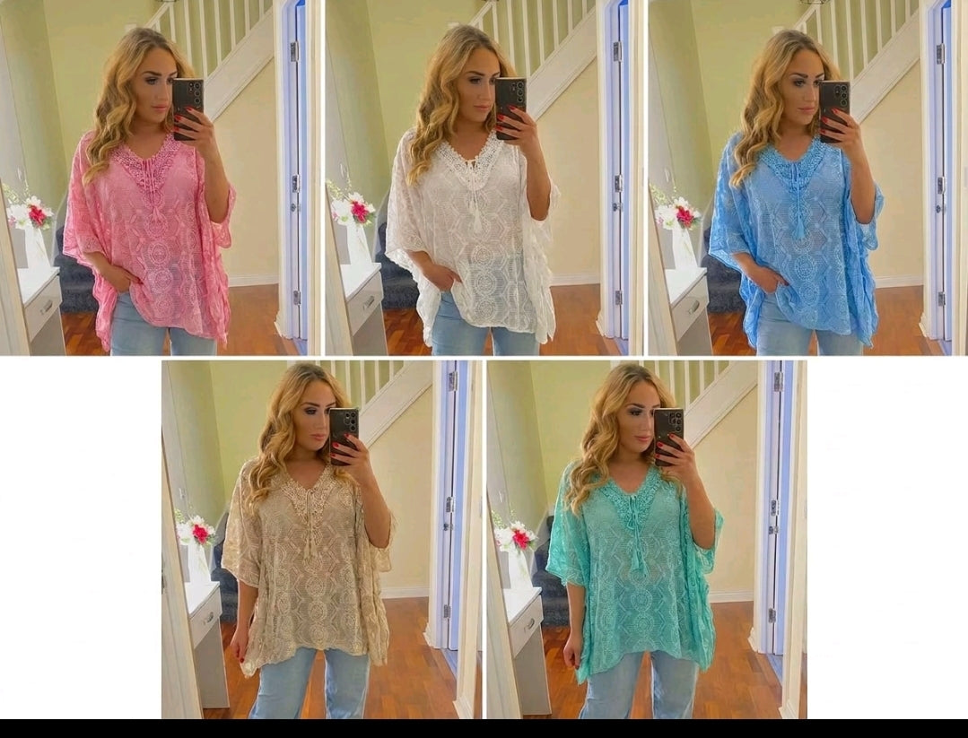 Hannah Waterfall Top - 5 Colours